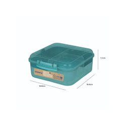 Sistema - Bento Cube Lunch 1,25l. - Teal Stone
