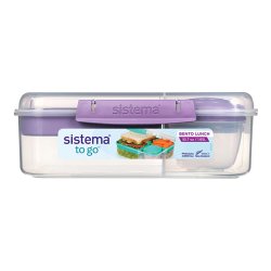 Sistema - Bento Lunch 1,65l. - Misty Purple 