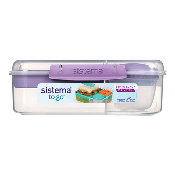 Sistema - Bento Lunch 1,65l. - Misty Purple 