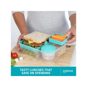 Sistema - Bento Lunch 1,65l. - Teal