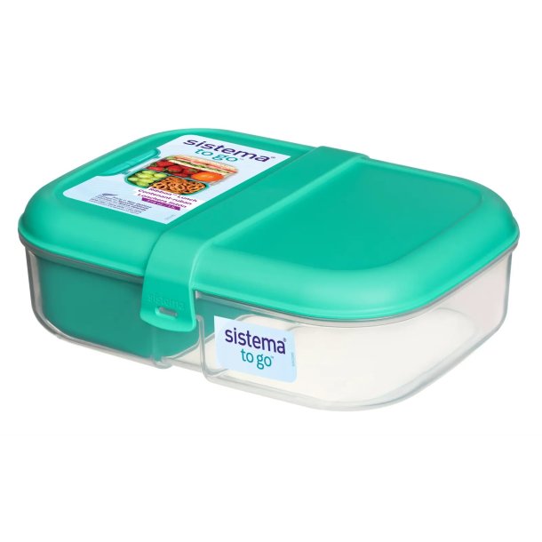 Sistema - 1,1L Ribbon Lunch To Go - Minty Teal