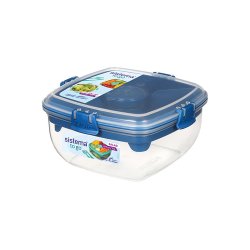 Sistema - Salad To Go - 1,1 L - Ocean Blue