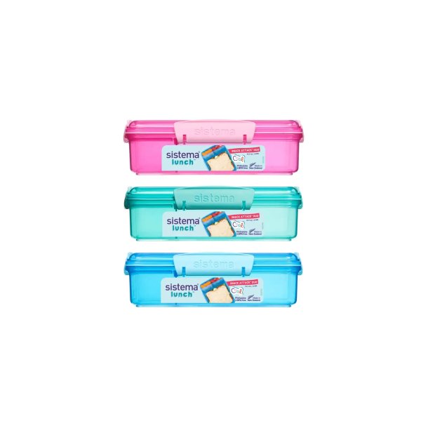 Sistema - Snack Attack Duo 975 ml - Teal