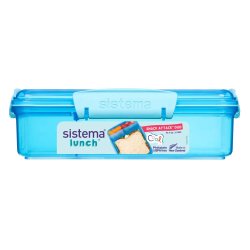Sistema - Snack Attack Duo 975 ml - Blue