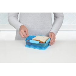 Sistema - Snack Attack Duo 975 ml - Blue