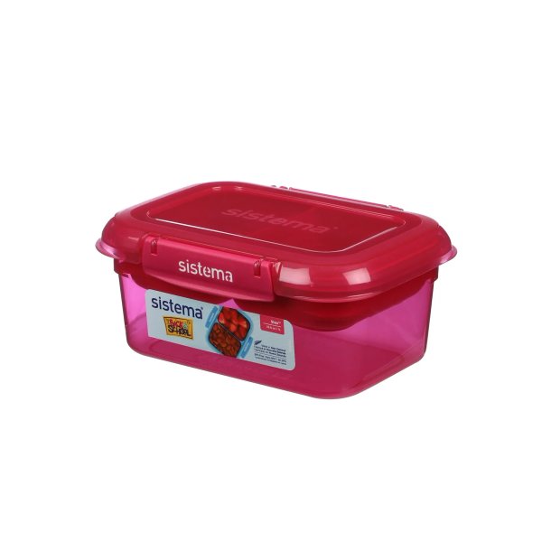 Sistema - Rectangle Stax To Go 1 L - Pink 