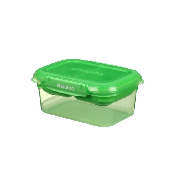 Sistema - Rectangle Stax To Go 1 L - Green