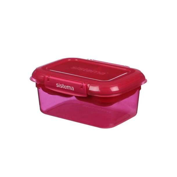 Sistema - Rectangle Stax To Go 1 L - Pink 