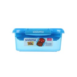 Sistema - Rectangle Stax To Go 1 L - Blue