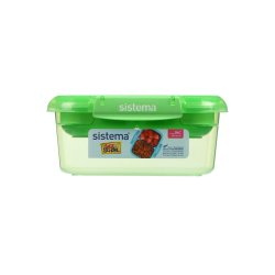 Sistema - Rectangle Stax To Go 1 L - Green