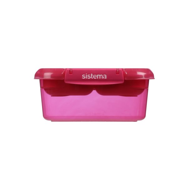 Sistema - Rectangle Stax To Go 1 L - Pink 