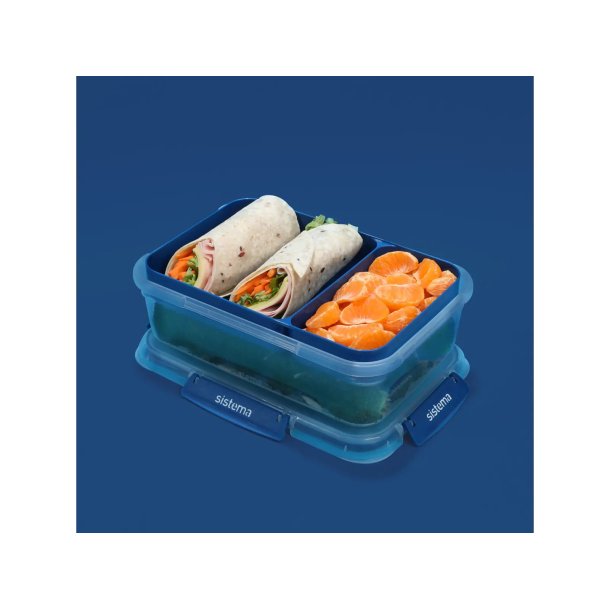 Sistema - Rectangle Stax To Go 2,2 L - Ocean Blue