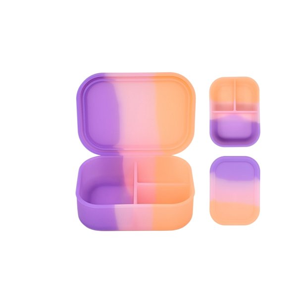 Silikone Bento Madkasse M - Sunrise 