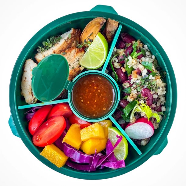 Yumbox Poke Bowl - Grn - 4 Rum