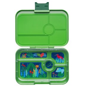 Yumbox Tapas Bento Madkasse - 5 rum - Grn Jungle