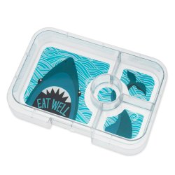 Yumbox Tapas Bento Madkasse - 4 rum - Bl� Haj 