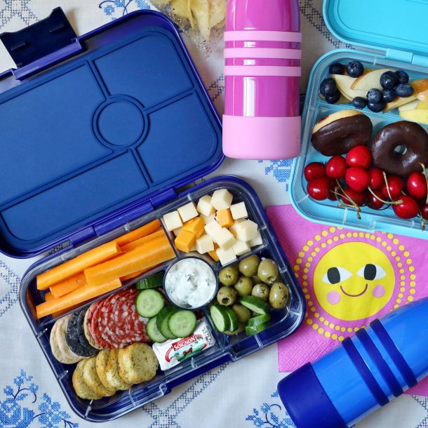 Yumbox Tapas Bento Madkasse - 5 rum - M�rkebl� Jungle  