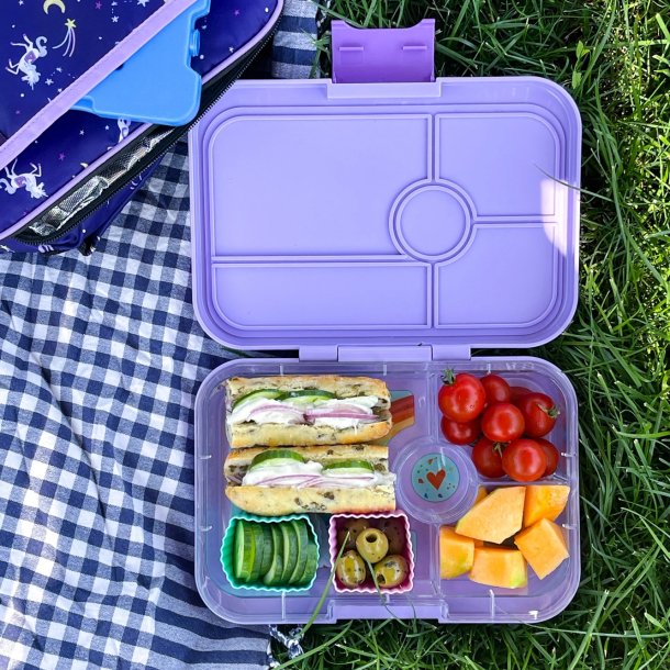 Yumbox Tapas Madkasse - 4 rum - Lilla Regnbue  