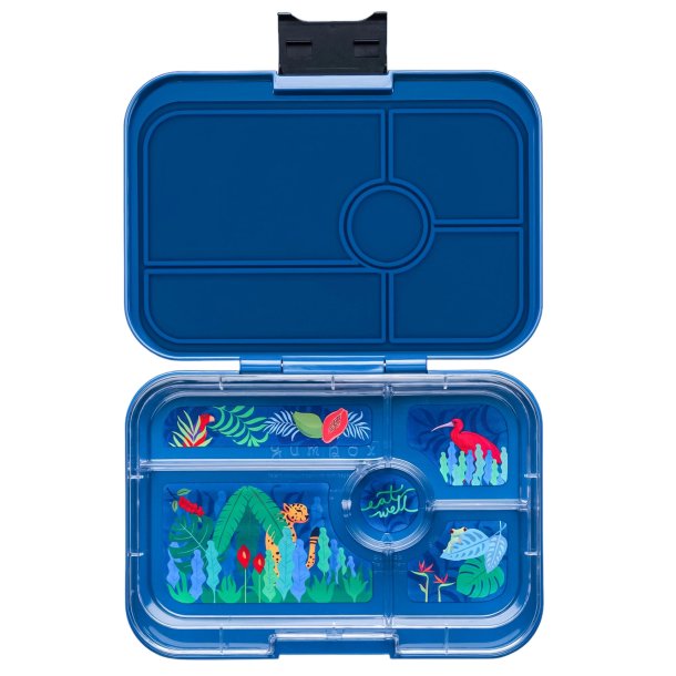 Yumbox Tapas Bento Madkasse - 5 rum - M�rkebl� Jungle  