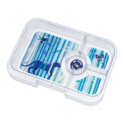 Yumbox Tapas Madkasse - 4 rum - Hazy Blue - Panther