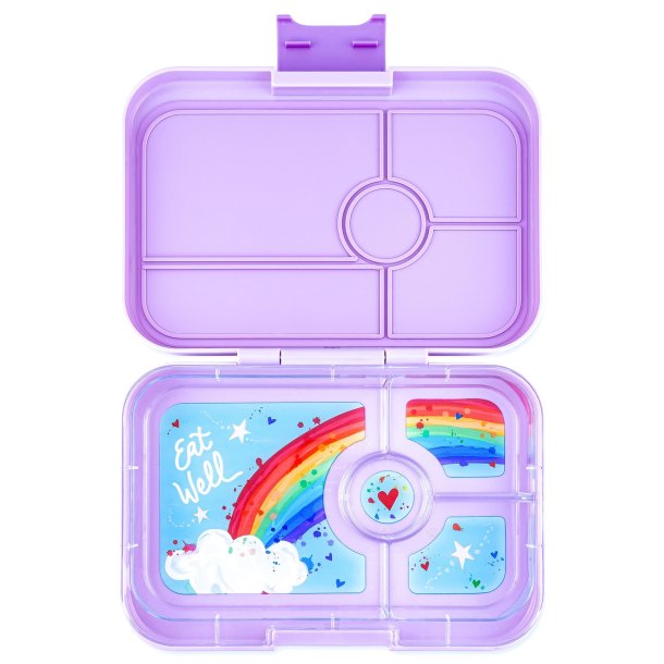 Yumbox Tapas Madkasse - 4 rum - Lilla Regnbue  
