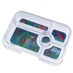 Yumbox Tapas Bento Madkasse - 5 rum - Pistaciegr�n Jungle 