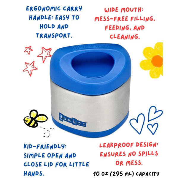 Yumbox Cubi - Termo madkasse - Bl� 