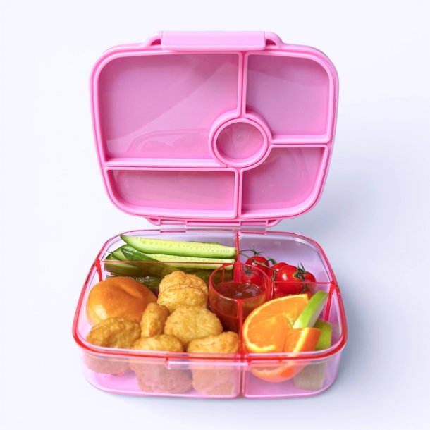 Yumbox Go - Letsv�gt &amp; L�kagesikker Madkasse - Sydney Pink 