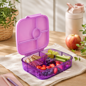 Yumbox Go - Letsv�gt & L�kagesikker Madkasse - Kyoto Purple 