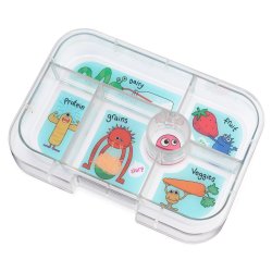 Yumbox Original bento madkasse 6-sektioner - Surf Bl� - Gr�ntsager