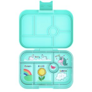 Yumbox Original Madkasse 6-sektioner - Miami Aqua - Enhjrning 