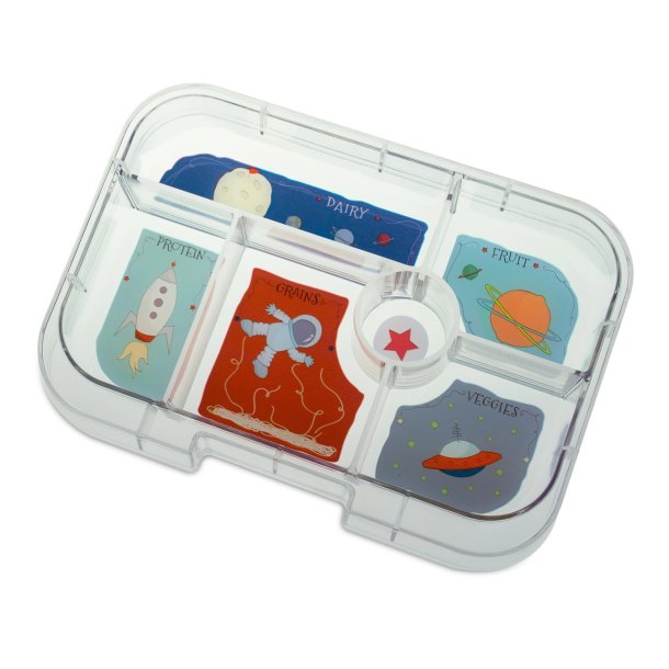 Yumbox Original madkasse 6-sektioner - Surf Bl� - Raket 