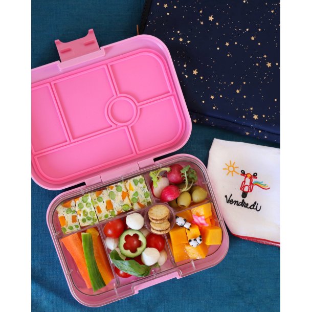 Yumbox Original Madkasse 6-sektioner - Power pink - Enhjrning 