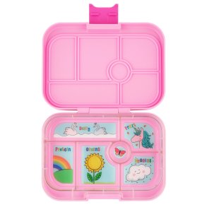 Yumbox Original Madkasse 6-sektioner - Power pink - Enhjrning 