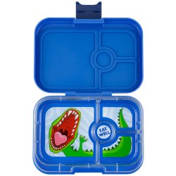 Yumbox Panino bento madkasse 4-sektioner - Bl Dinosaurus 