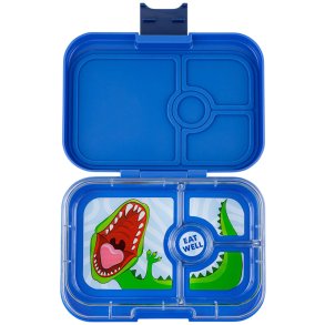 Yumbox Panino bento madkasse 4-sektioner - Bl Dinosaurus 