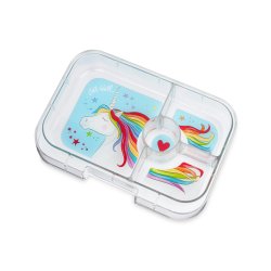 Yumbox Panino madkasse 4-sektioner - Lavendel Lilla - Enhjrning 