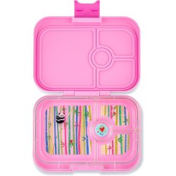 Yumbox Panino madkasse 4-sektioner - Lyserd - Panda