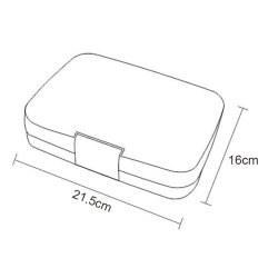 Yumbox Panino madkasse 4-sektioner - Lyserd - Panda