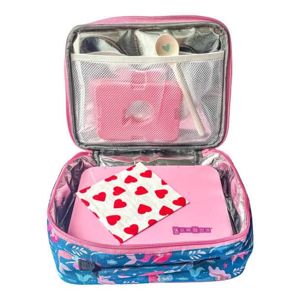 Yumbox Prt - 4 Rum - Rustfrit stl - Versailles Pink