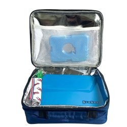 Yumbox Pr�t - 4 Rum - Rustfrit st�l - Normandy Blue