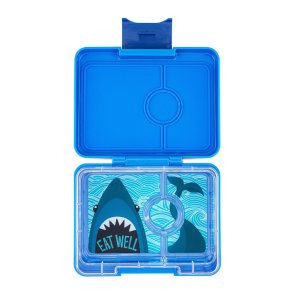 Yumbox Snack - 3 rum - Surf blå - Haj 
