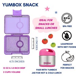 Yumbox Snack - 3 rum - Lilla Glimmer