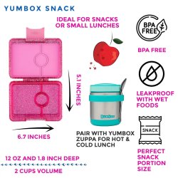 Yumbox Snack - 3 rum - Lyser�d Glimmer