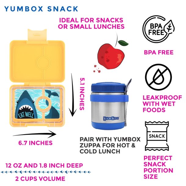 Yumbox Snack - 3 rum - Yoyo Gul - Haj
