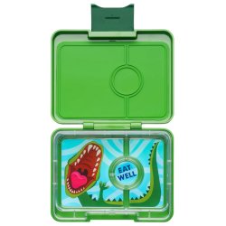 Yumbox Snack - 3 rum grn/dinosaur 