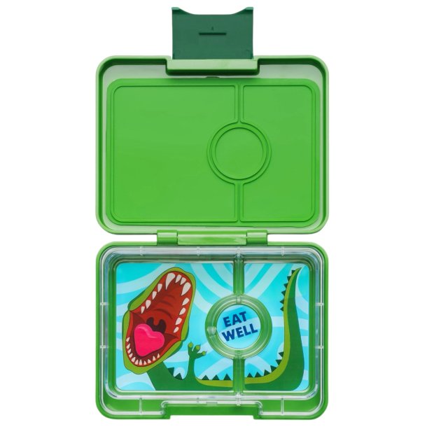 Yumbox Snack - 3 rum grn/dinosaur 