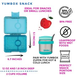 Yumbox Snack - 3 rum - Bl� Glimmer 