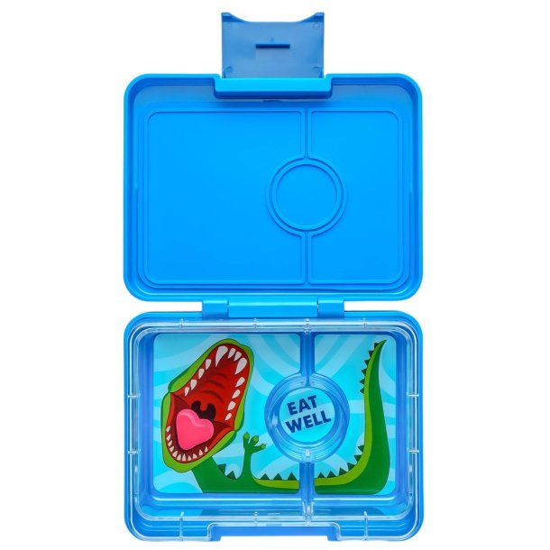 Yumbox Snack - 3 rum surf bl/ Dinosaur 
