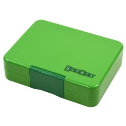 Yumbox Snack - 3 Rum - Lime Green Rocket